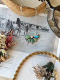 Multicolored Half Cluster necklace