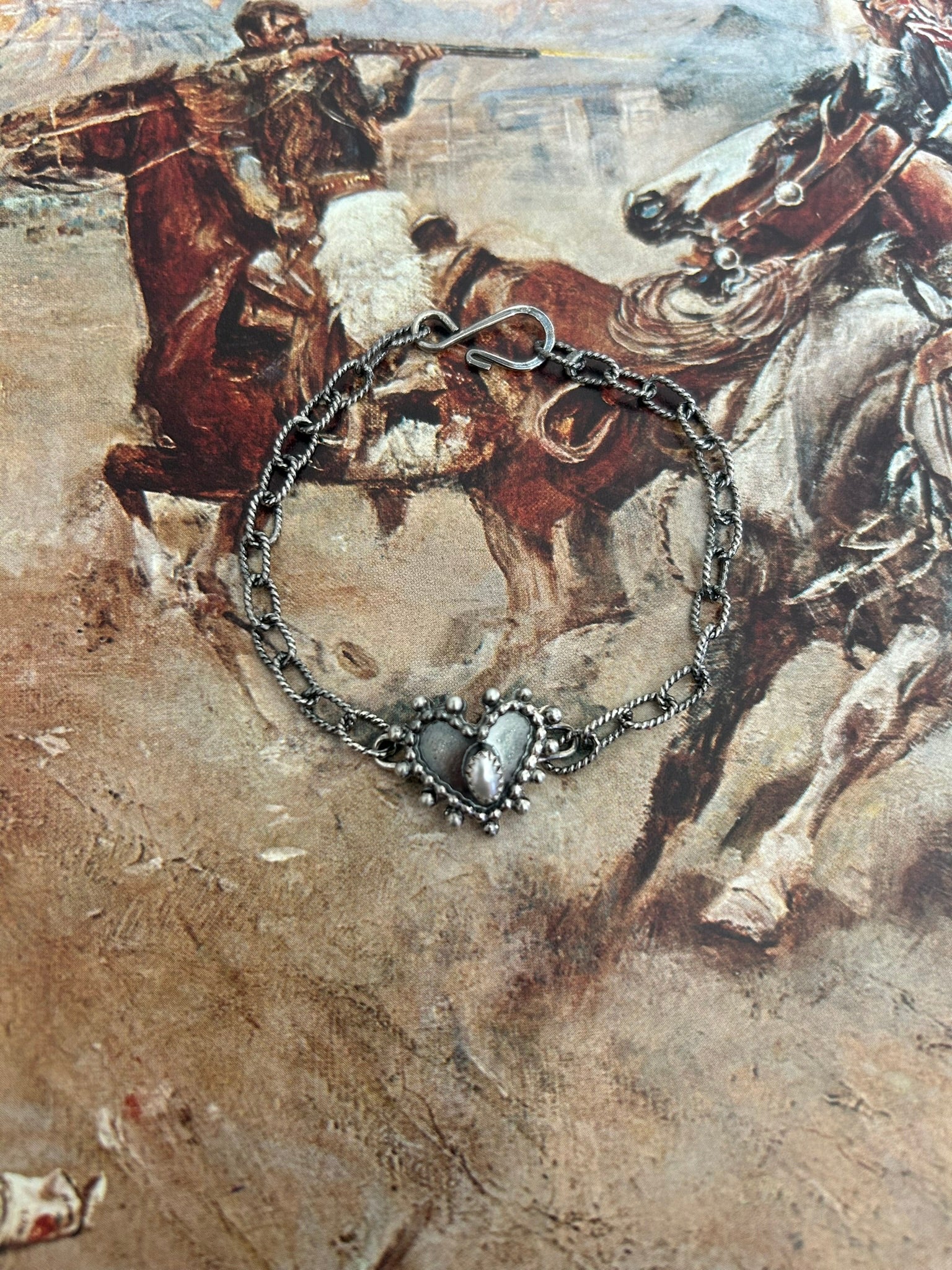 Beaded Heart Bracelet #2