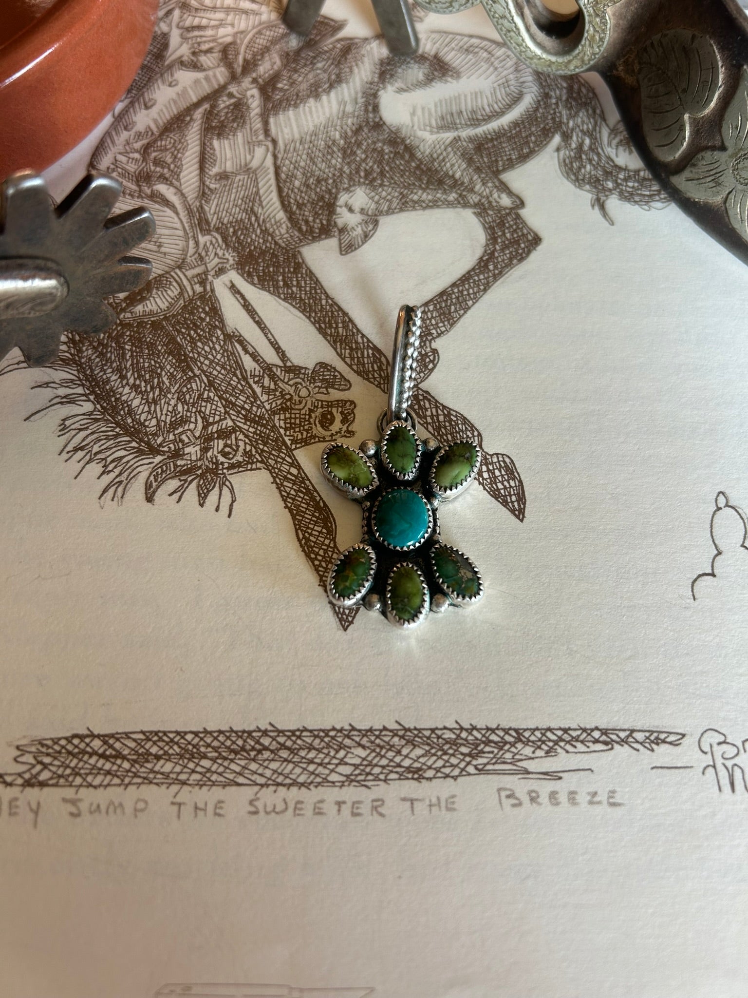Green n' Blue Pendant